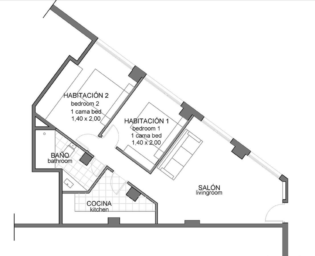 Apt In Neguri, 5 Min From The Beach & Metro Getxo Exterior photo